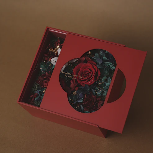 box of roses from sjo flora
