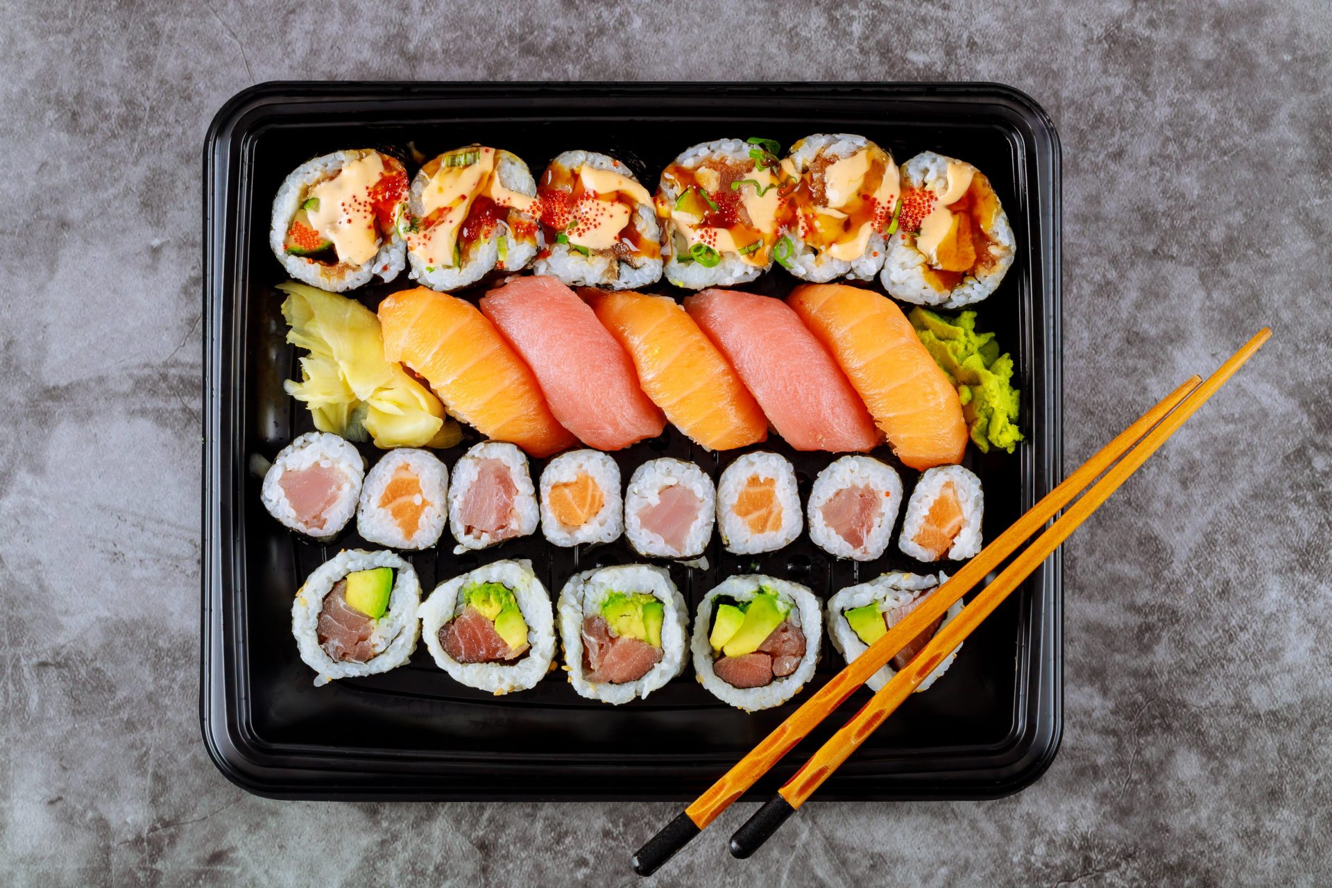 salmon sushi lunchbox recipe