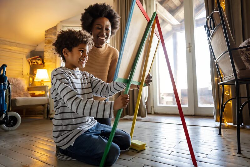 kids activities through arts and craft